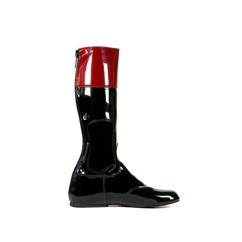 Flat racing boots for horse racing jockeys